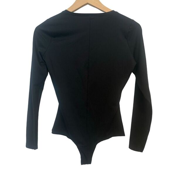 SPANX Suit Yourself Long Sleeve Thong Bodysuit - Picture 4 of 8